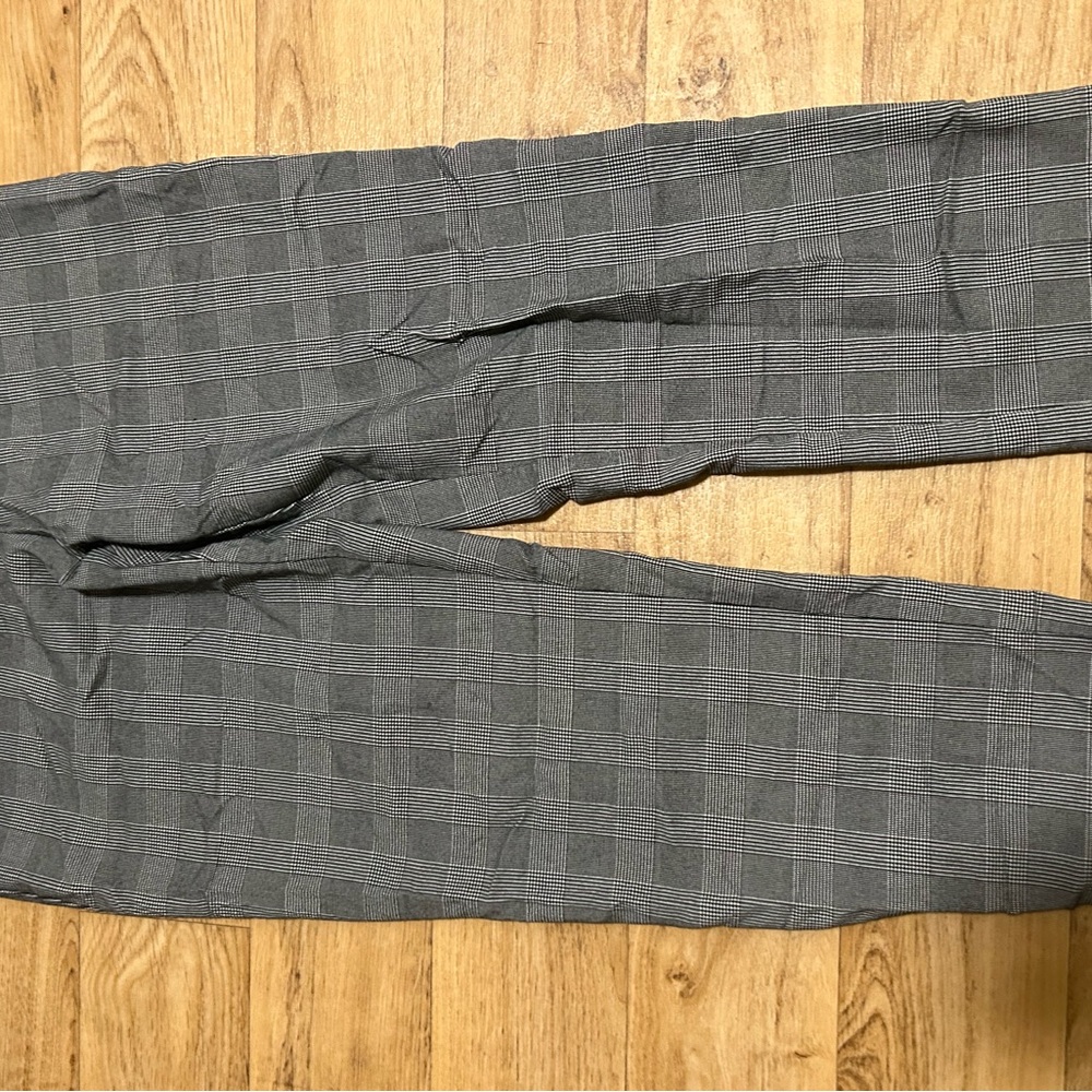 Zac & Rachel Gray Glen Plaid Dress Pants